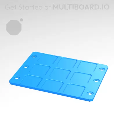 4x3 - Internal Grid - Stacking Plate
