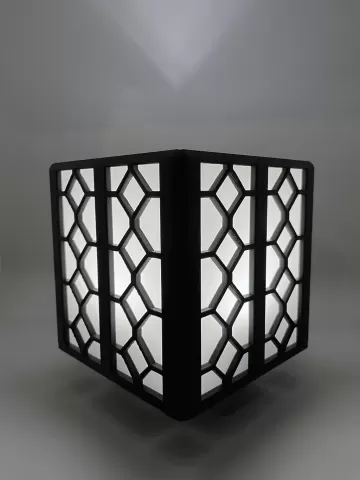 Light/Planter Box "Mata" Pattern