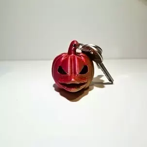 Pumpkin duck keychain