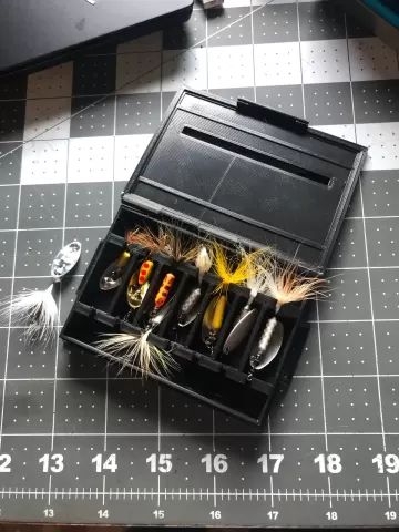 Small Inline Spinner Tackle Box