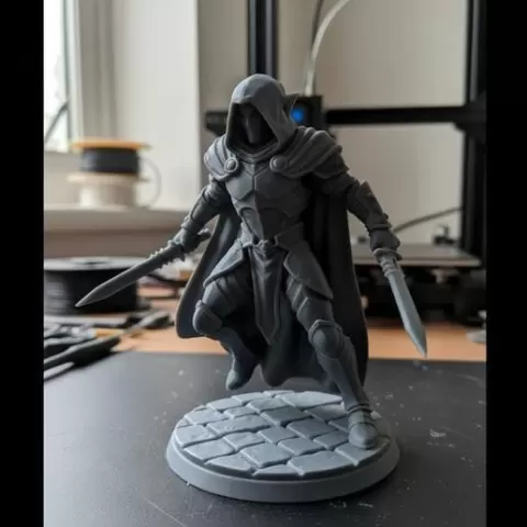 Dark Elf Assassin Figure