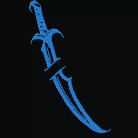 Dagger.Ornament.Clock Hand Emblem - LUKANDA21