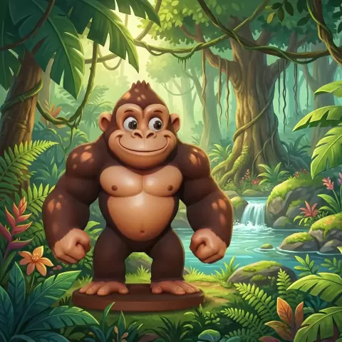 gorilla - Emerald planet