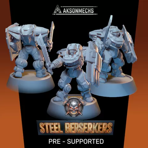 Heavy Sci-Fi Berserker Pose5