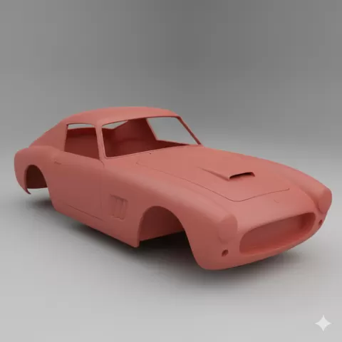 Ferrari 166 MM car body, car shell, rc body, rc shell, truck body, pickup body, vehicle body, scale body, car model, printable car