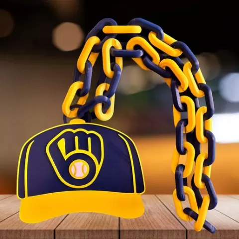 Milwaukee Brewers MLB HAT Chain