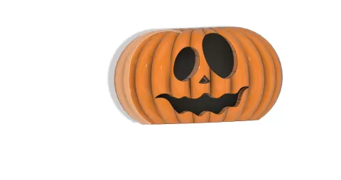FRIGHTENING FRIENDS - Jack O Lantern #9, CAT FACE, XX, EYES, TOPPER, TOY, SPEED, RACING, GO FAST PUM
