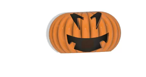 FRIGHTENING FRIENDS - Jack O Lantern #5 TOPPER, TOY, SPEED, RACING, GO FAST PUMPKIN, HALLOWEEN