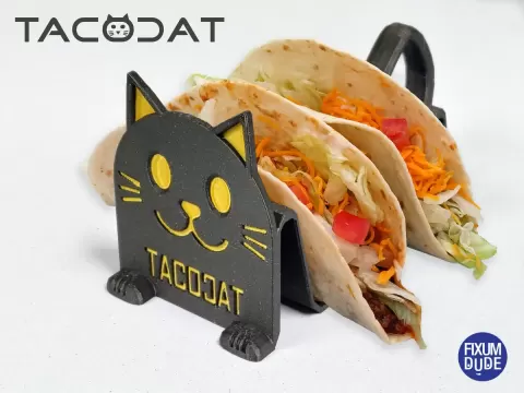 Taco Cat taco holder with handle