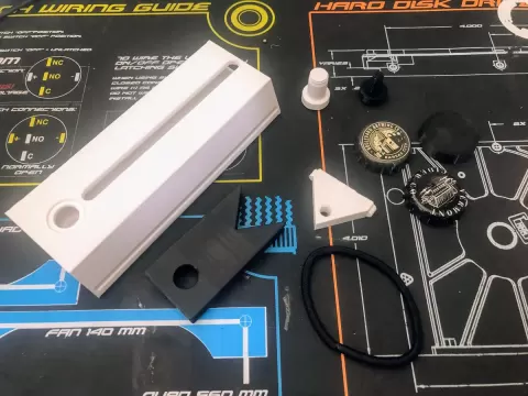 Wrist mounted bottle cap launcher