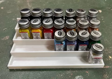 Model Paint Rack