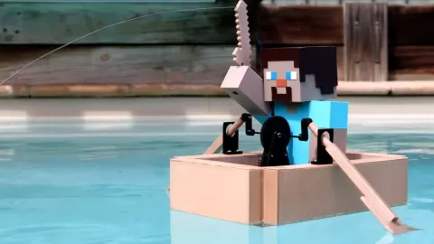 Radio Controlled Minecraft Boat