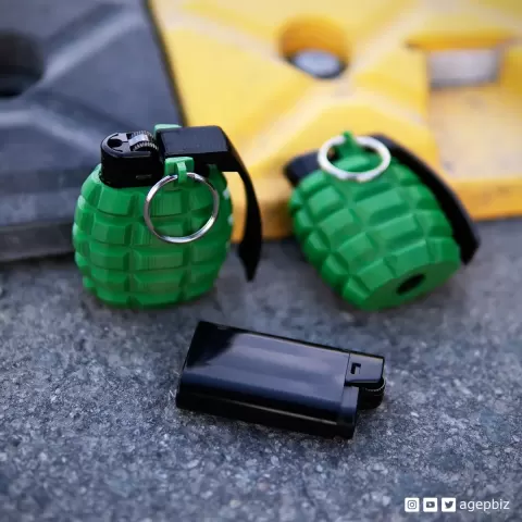 Lighter Case - Hand Grenade Shaped