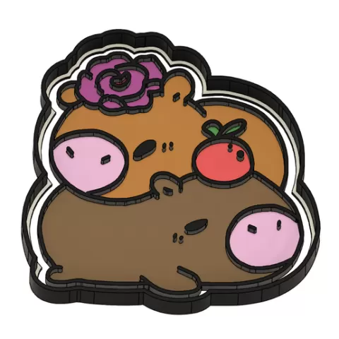 Capybara cookie cutter