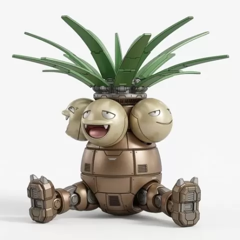 Mecha Exeggutor - Mechanical Pokémon Inspired STL
