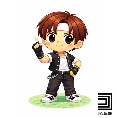 Kyo Kusanagi Chibi STL – King of Fighters Toyart Figure