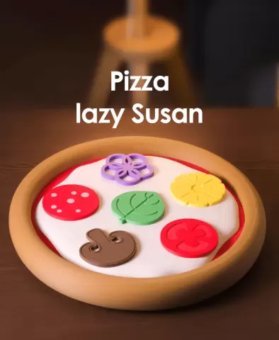 Pizza lazy susan