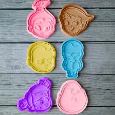 CHIEF IN DIAPERS COOKIE CUTTER