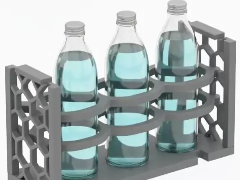 Stackable Lattice Bottle Rack - Anwar Gogo