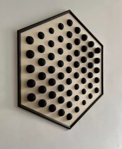 Spheres wall art