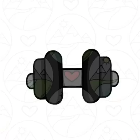 Barbell Cookie Cutter