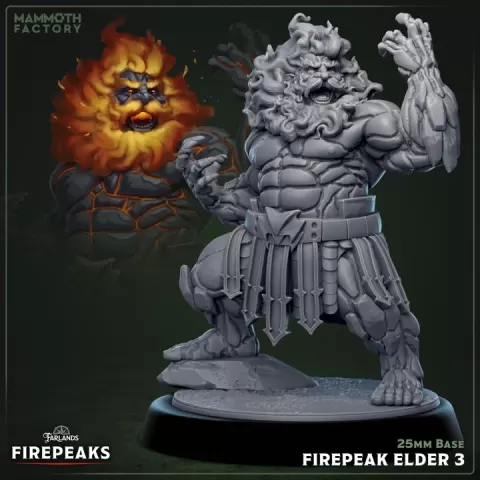 Firepeak Elder - Dwarf by Mammoth Factory