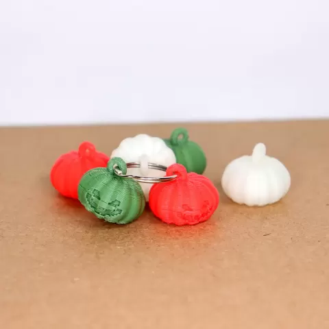 Pumpkin keychain