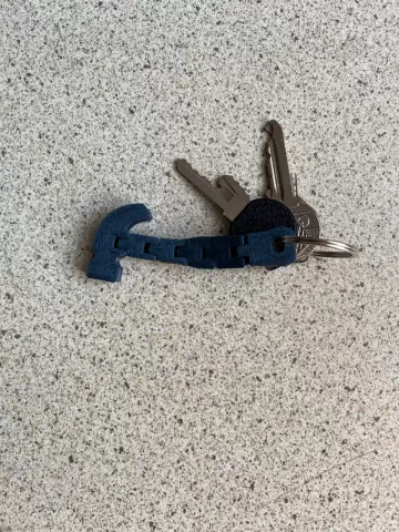 Flexi Hammer keychain