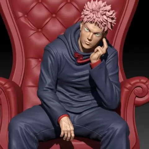 Yuji Itadori - Jujutsu kaisen - STL ready for 3D Printing - TienQuang