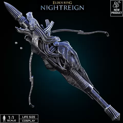 WYLDER MOUNTED WRIST CROSSBOW Onslaught Stake life size cosplay - Elden Ring Nightreign Fan Art by Abyss Art Studio