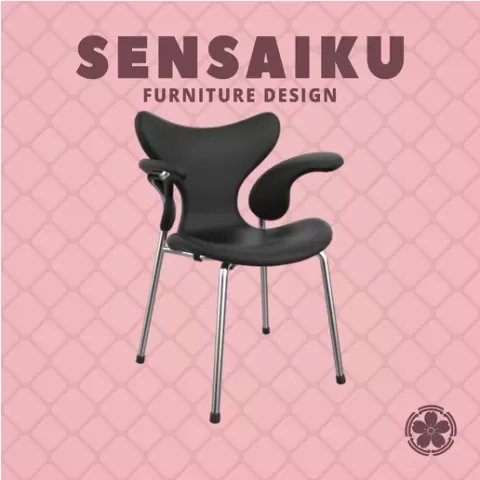 Miniature Replica 1:12 06. Arne Jacobsen Lily Chair for Miniature Dollhouse - Vitra - 3D Print Instant Download - Miniature Furniture Designer Series