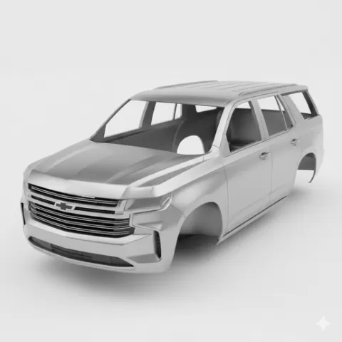 Chevrolet Tahoe (2023), car body High Detail STL File