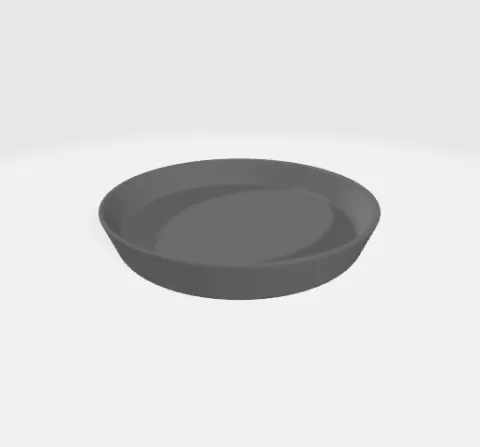Stackable 7.5" Wide Tall Plate