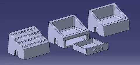 Modular Desk Organizer