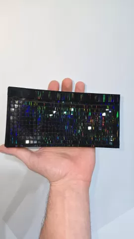Large Square grid clutch