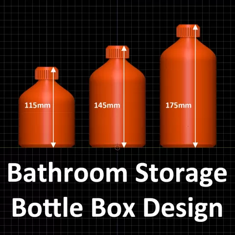 Bottle Storage Box 3 sizes - magann