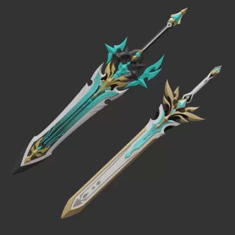 Varka Swords bundle - Genshin impact