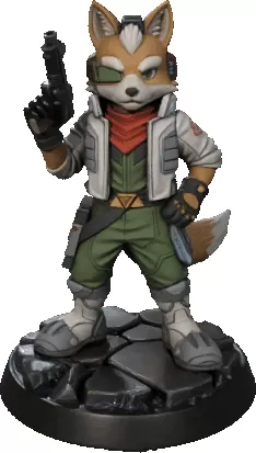 Fox McCloud - Star Fox | D&D Miniature