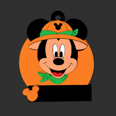 Mickey Mouse keychain