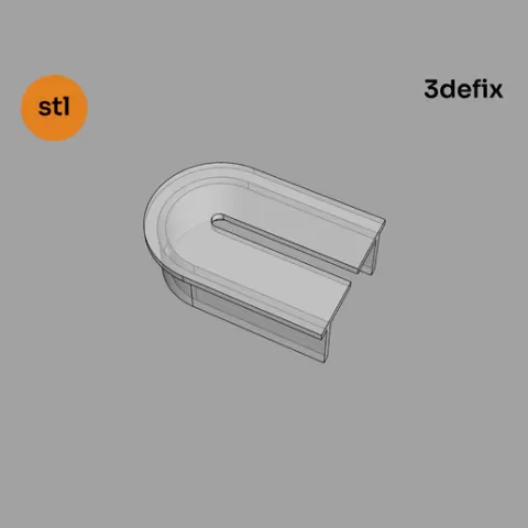 BEKVAM IKEA stairs bedside table cable organiser files for 3D Printed product STL Files Digital Download