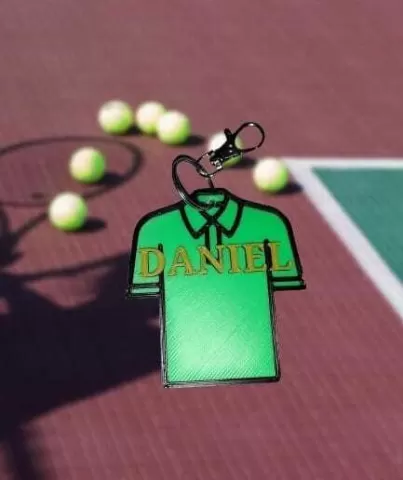 Golf/Tennis Polo Shirt Bag Tag with Commercial License