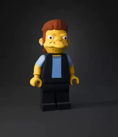 Snake Lego Simpsons Figure