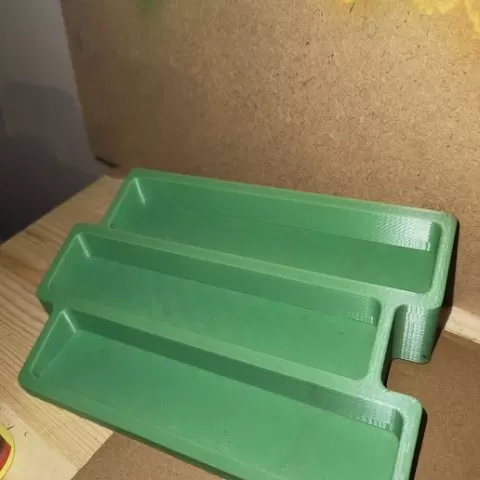 Airbrush Paint Pot Holder - Stand Pot de Peinture Print-in-Place Sans Support | STL 3D Print