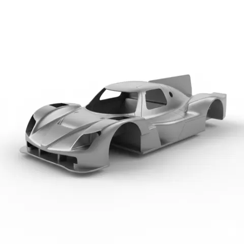 LMP2 Prototype, car body Detailed 3D Design