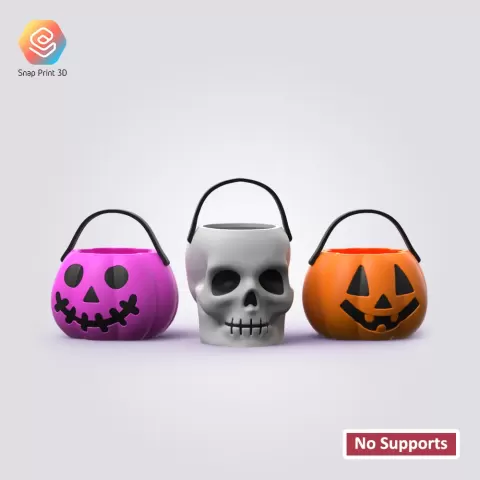 Halloween Pumpkins Basket