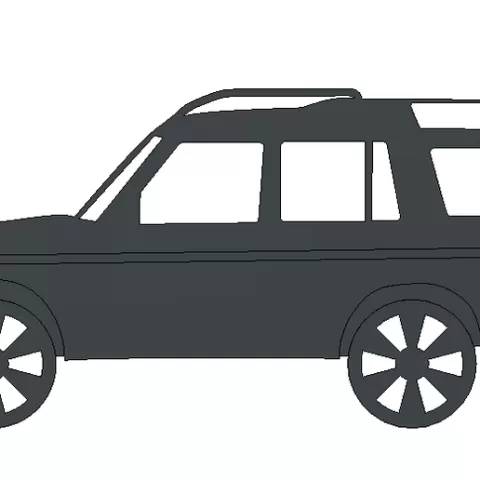 Keychain Land Rover Discovery 2012