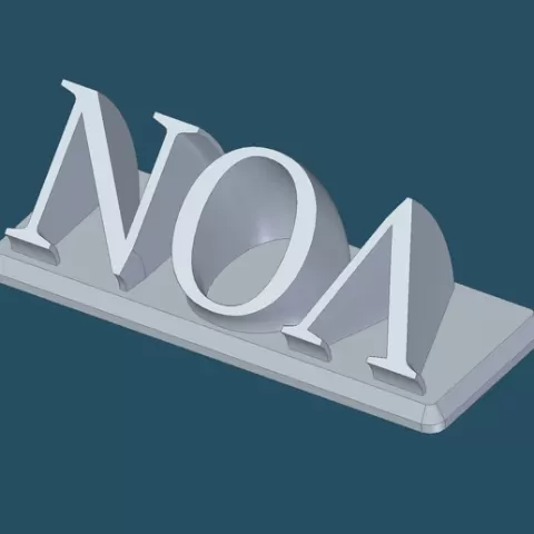 NU ONMİCRON LAMBDA FRATERNITY (ΝΟΛ) 3D NAMETAG