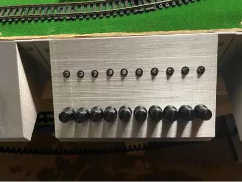 Switch panel with 20 holes for LED, Switch, Potentiometer Etc.