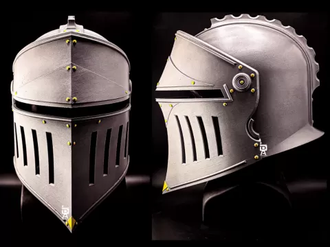 Knight warrior helmet
