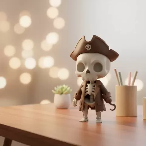 Skeleton Pirate - The calm moon